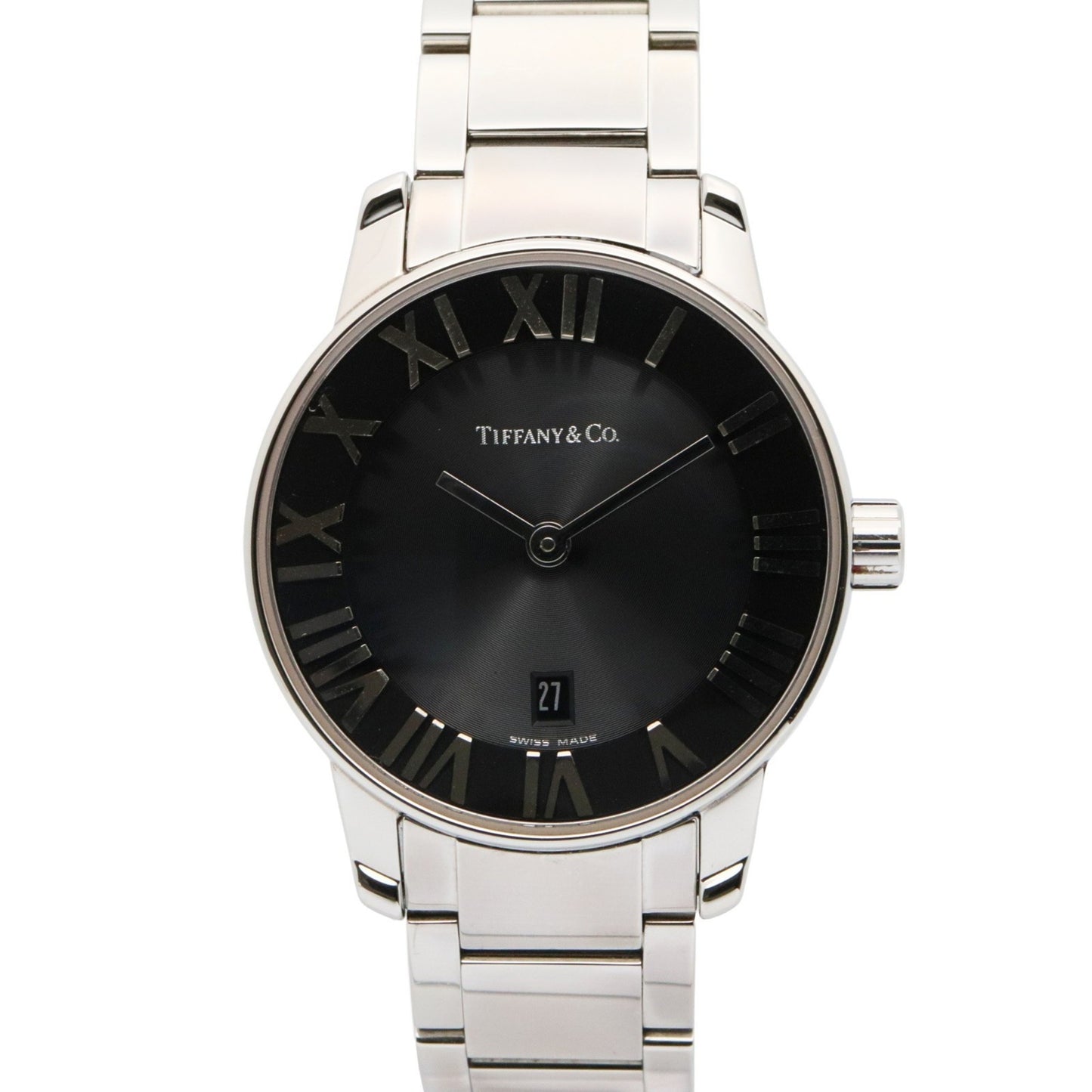 Tiffany & Co. Atlas Stainless Steel Watch For Women