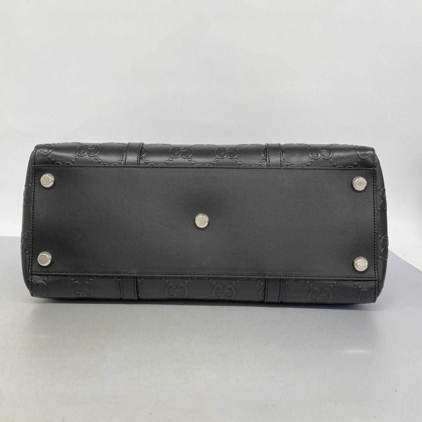 Gucci Boston Bag With Gg Embossing