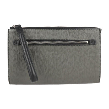Salvatore Ferragamo Clutch Bag 24 A371 Leather Elefante Document Holder Second