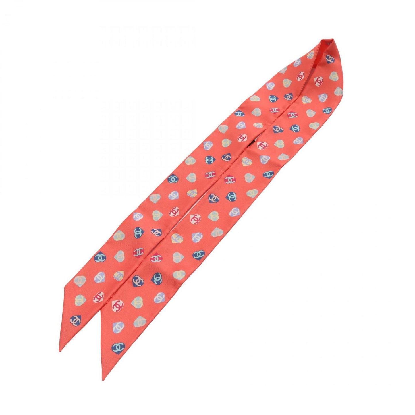 Chanel Coco Mark Heart Scarf