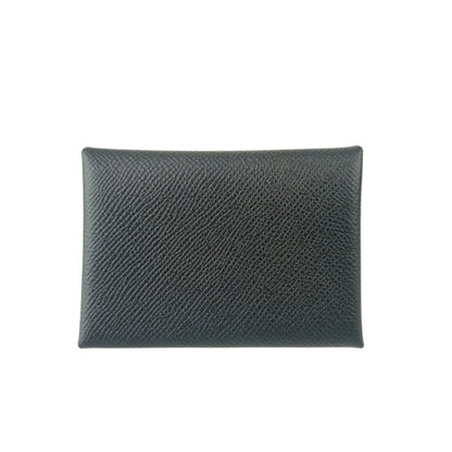 Hermes Calvi Duo Black Epson Wallet/Coin Case For Men And Women