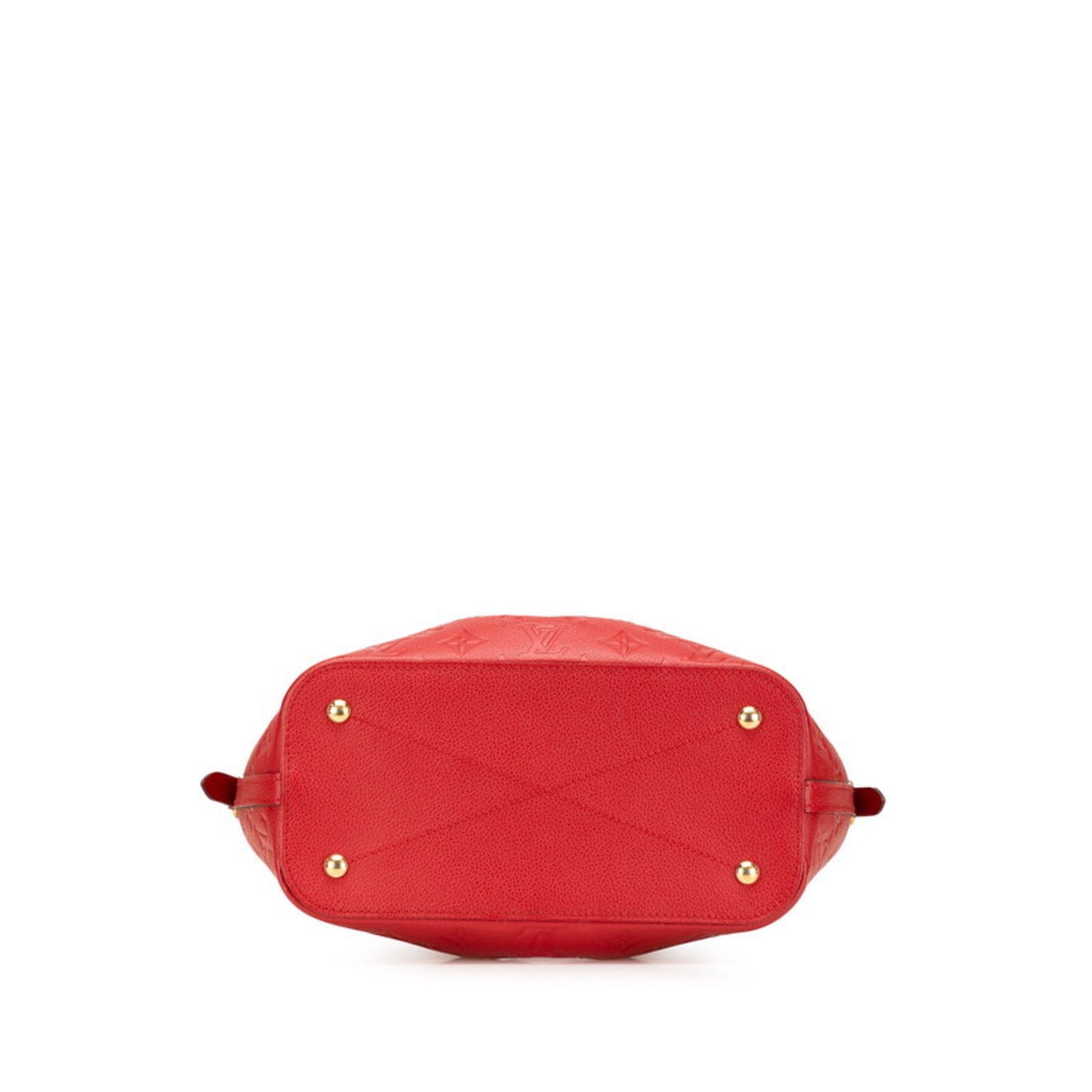 Louis Vuitton Monogram Empreinte Mazarine Pm Handbag/Shoulder Bag 2-Way M50638 Cerise Red Calfskin