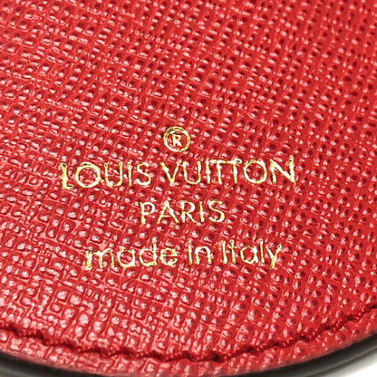 Louis Vuitton M68657 Porte Cle Monogram Check Key Ring Bag Charm Keychain Leather