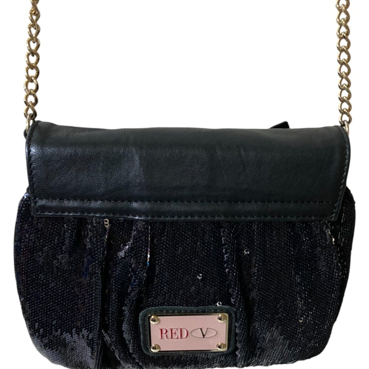 Redvalentino Red Valentino Ribbon Sequin Shoulder Bag