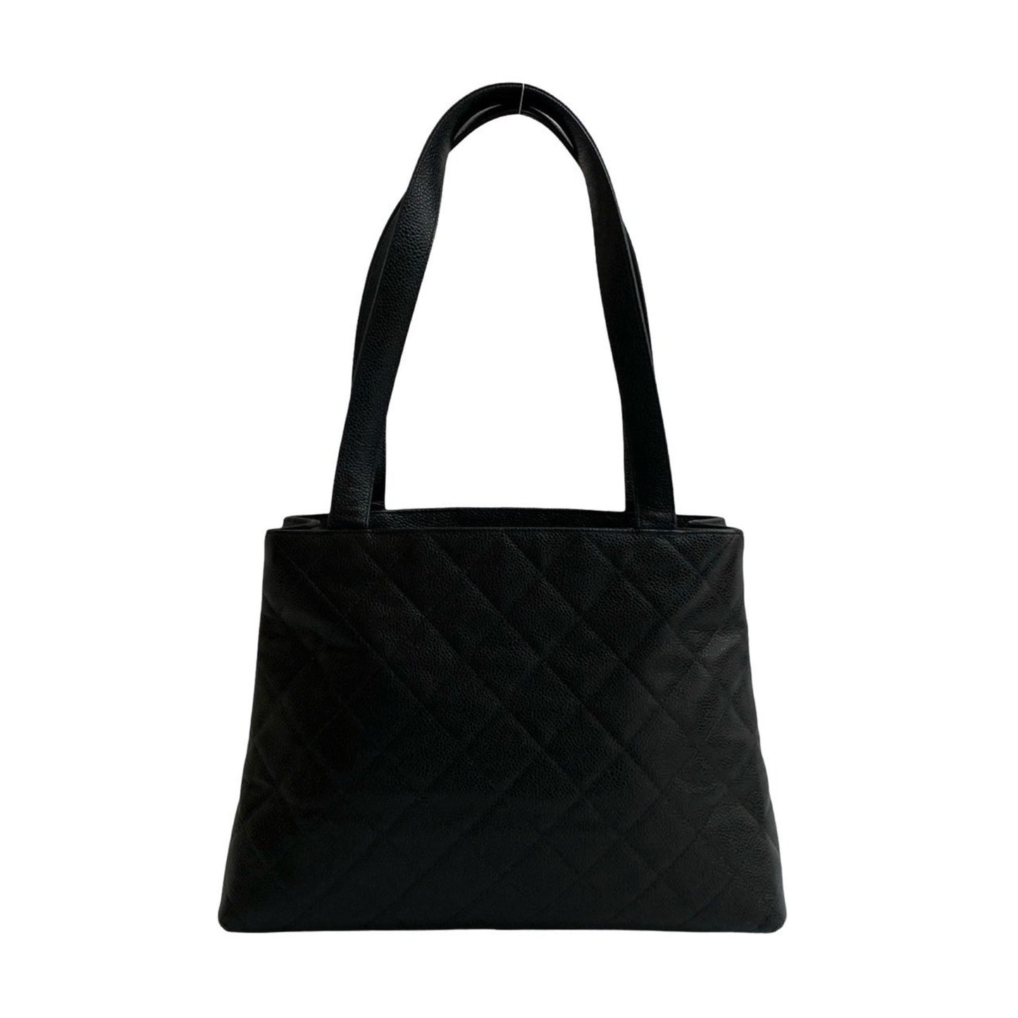 Chanel Matelasse Coco Mark Caviar Skin Tote Bag