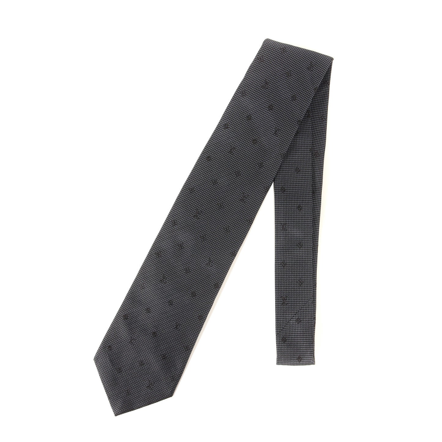 Louis Vuitton Monogram Silk Cravate Black