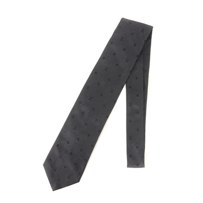 Louis Vuitton Monogram Silk Cravate Black
