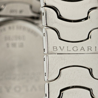 Bvlgari Solotempo Watch St35S Quartz Silver Dial Stainless Steel
