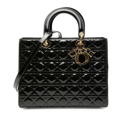 Christian Dior Dior Cannage Lady Large Handbag/Shoulder Bag