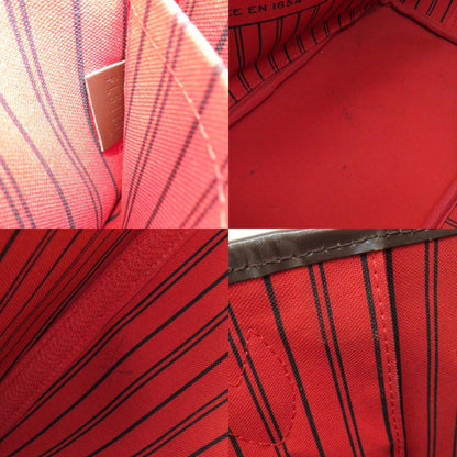 Louis Vuitton N41358 Neverfull Mm Damier Ebene Tote Bag Canvas