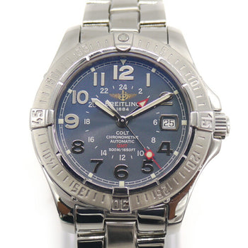 Breitling Colt Gmt A32350 Automatic Chronometer Blue Dial