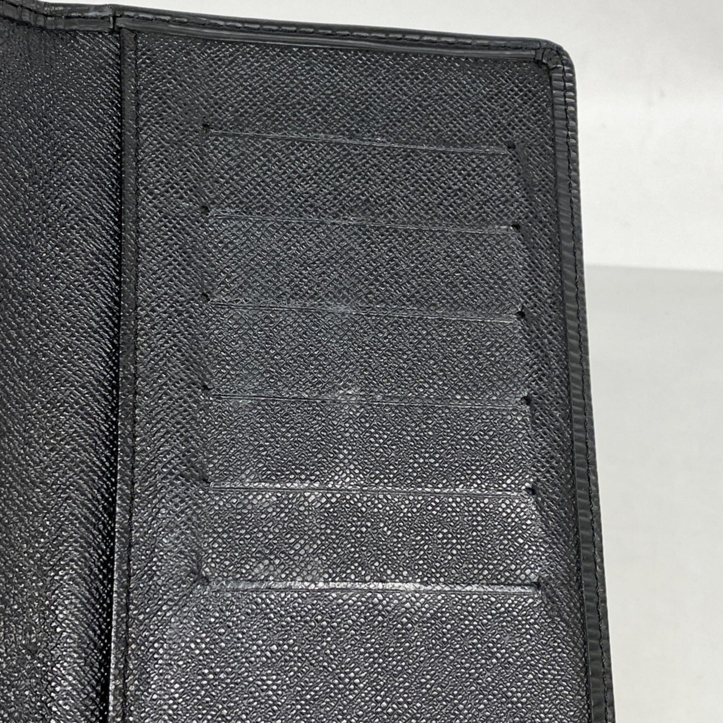 Louis Vuitton Epi Long Wallet Porte Carte Credit M63212 Noir