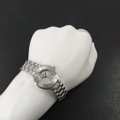 Cartier Must 21 Vantianne W10110T2 Boys' Silver Quartz Watch