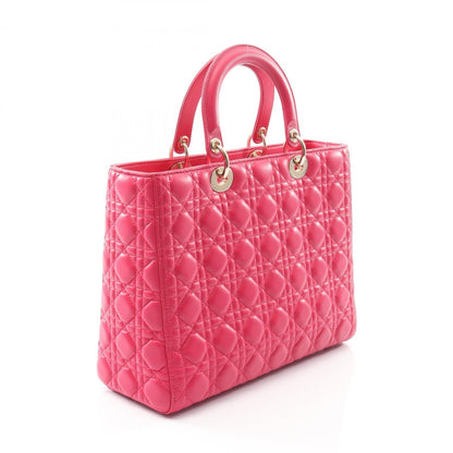 Christian Dior Dior Lady Large Handbag In Lambskin Leather