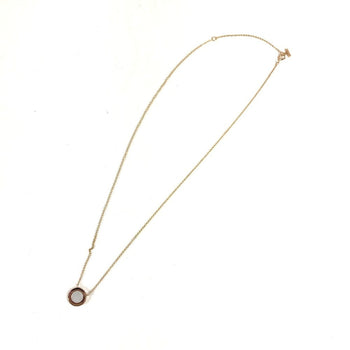 Tiffany & Co. 64026801 Tiffany T Diamond Mother-Of-Pearl Circle Pendant Chain Necklace