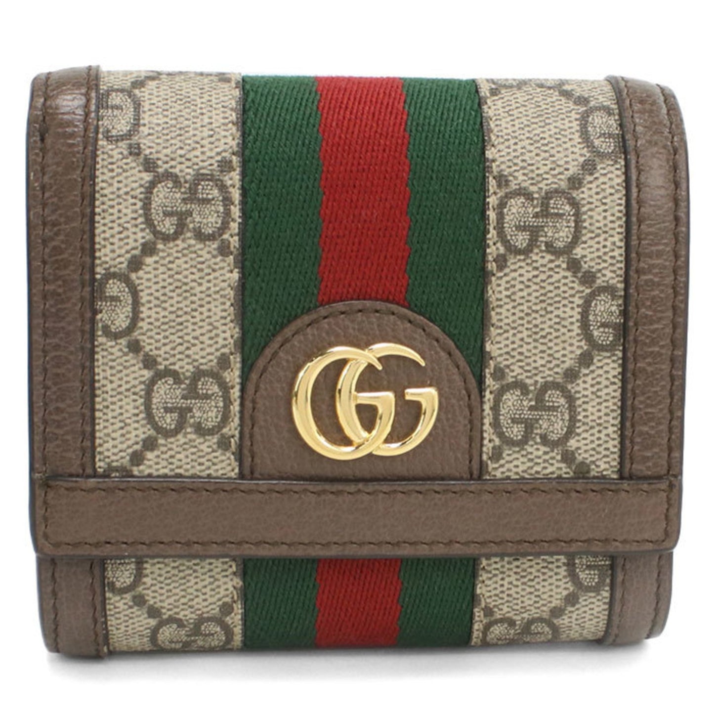 Gucci Gg Ophidia Bifold Wallet (598662) In Beige