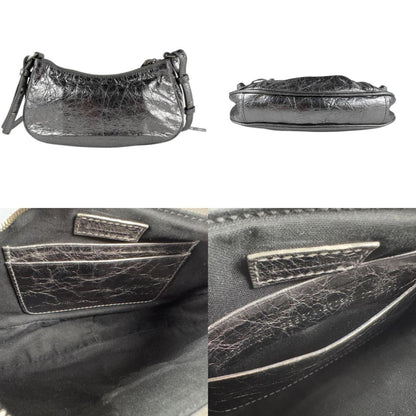 Balenciaga Lucagol Mini Shoulder Bag In Silver