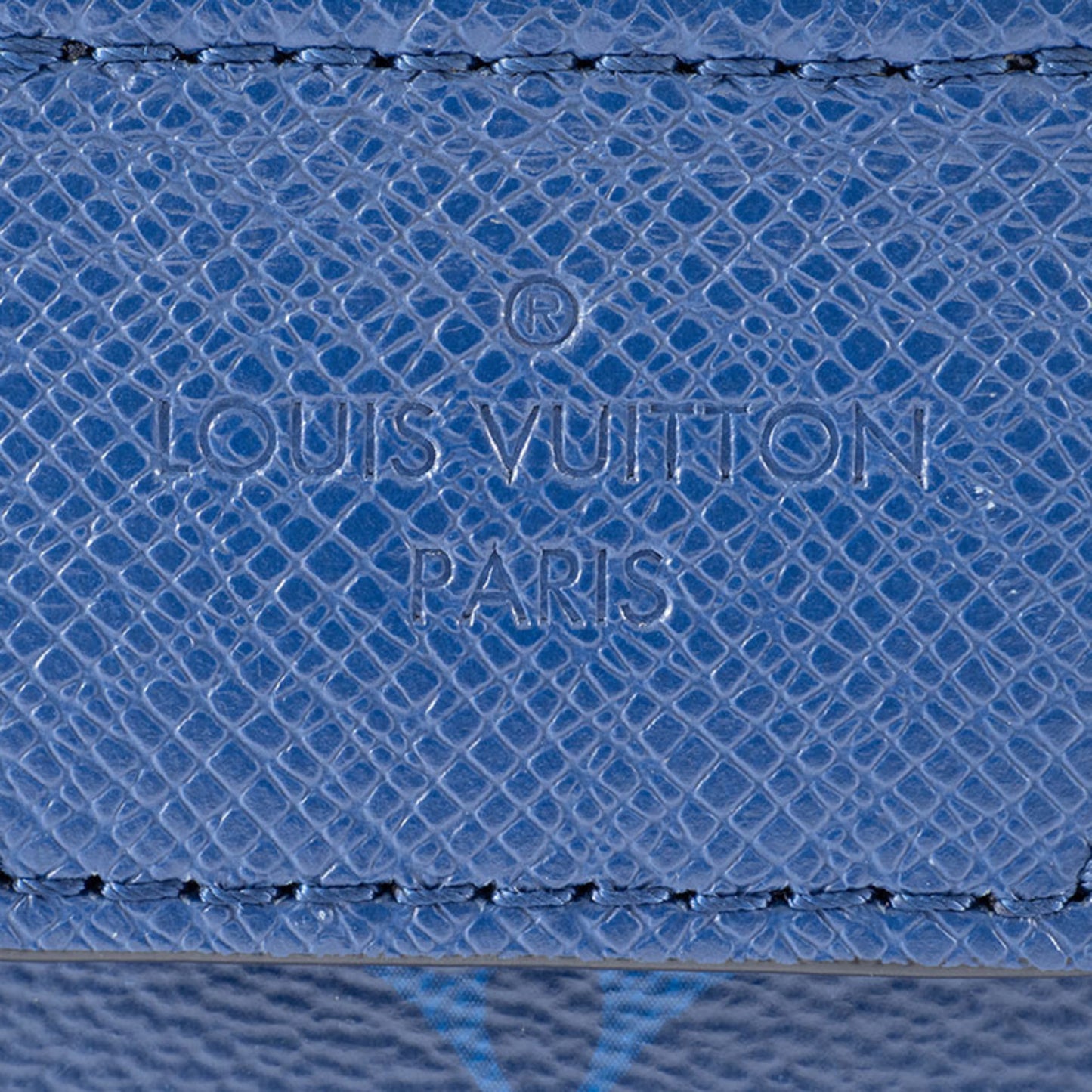 Louis Vuitton Dopp Kit Clutch Bag/Second Bag M30849 Monogram | Taiga Leather Blue