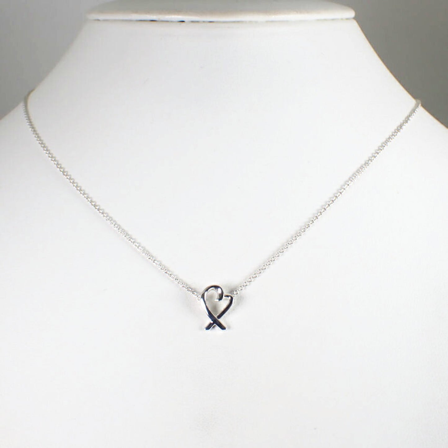 Tiffany 925 Loving Heart Pendant Necklace