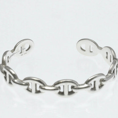 Hermes Chaine D'Ancre Silver 925 No Stone Bangle Silver