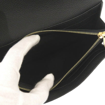 Louis Vuitton Portefeuille Sarah Monogram Empreinte Black M61182 Ic Chip Long Wallet Lv 1742Louis