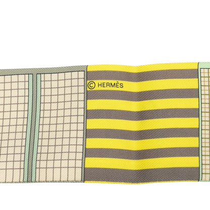 Hermes Herms Twilly Couvertures Et Tenues Horse Blanket Scarf Muffler In Yellow