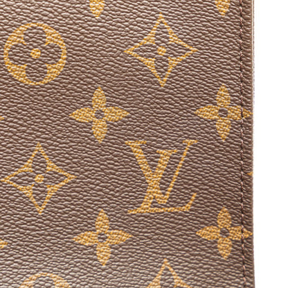 Louis Vuitton Monogram Petite Sac Plat Handbag/Shoulder Bag 2Way M81295 Brown Leather