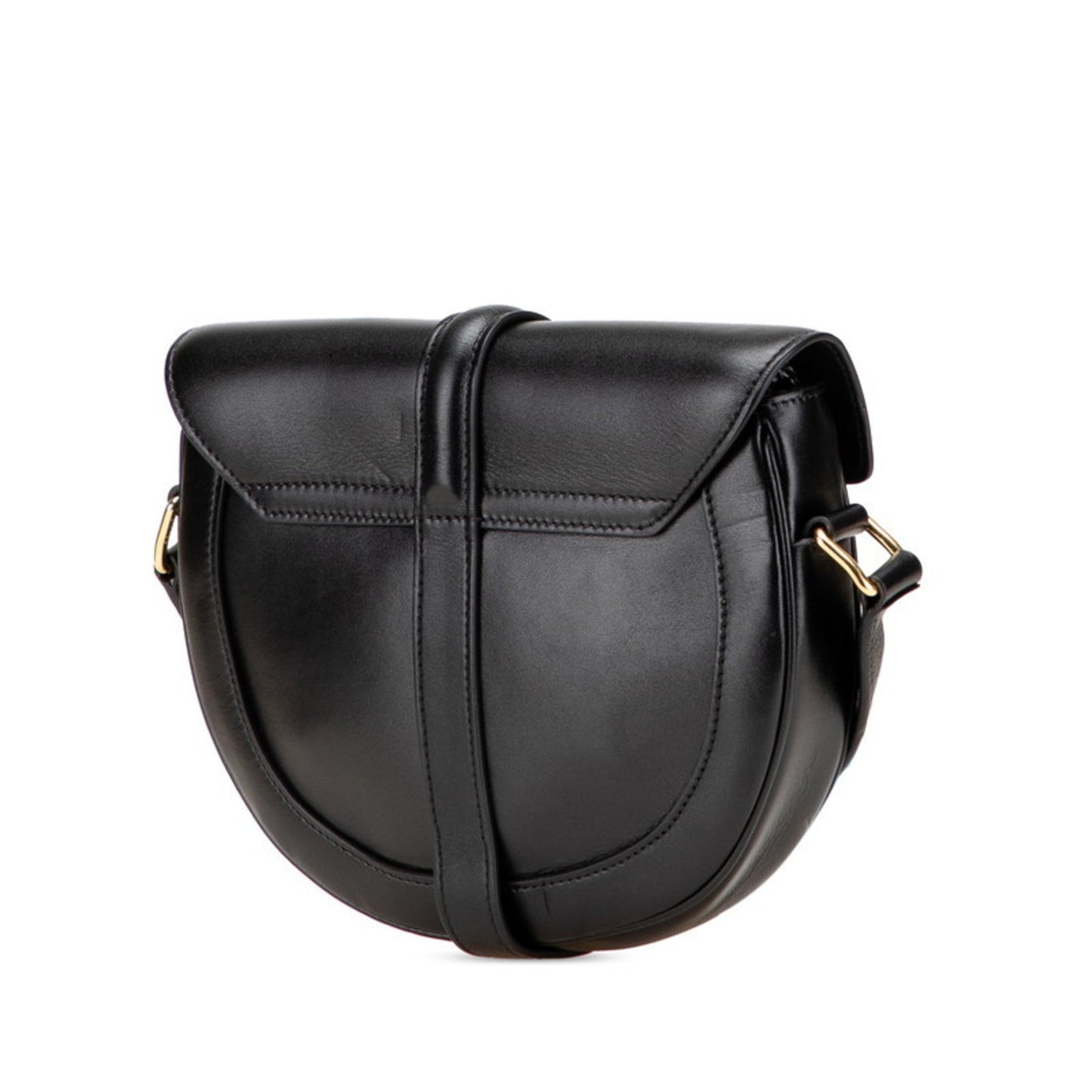 Celine Small Besas 16 Seize Shoulder Bag In Black Leather