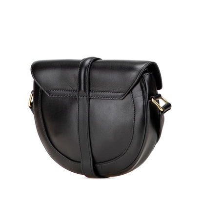 Celine Small Besas 16 Seize Shoulder Bag In Black Leather