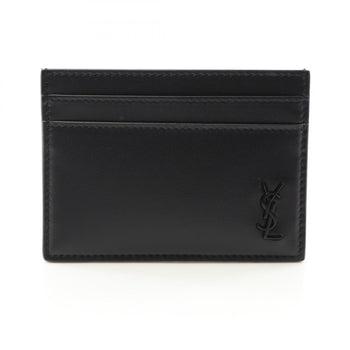 Saint Laurent Tiny Cassandra Business Card Holder/Card Case Leather