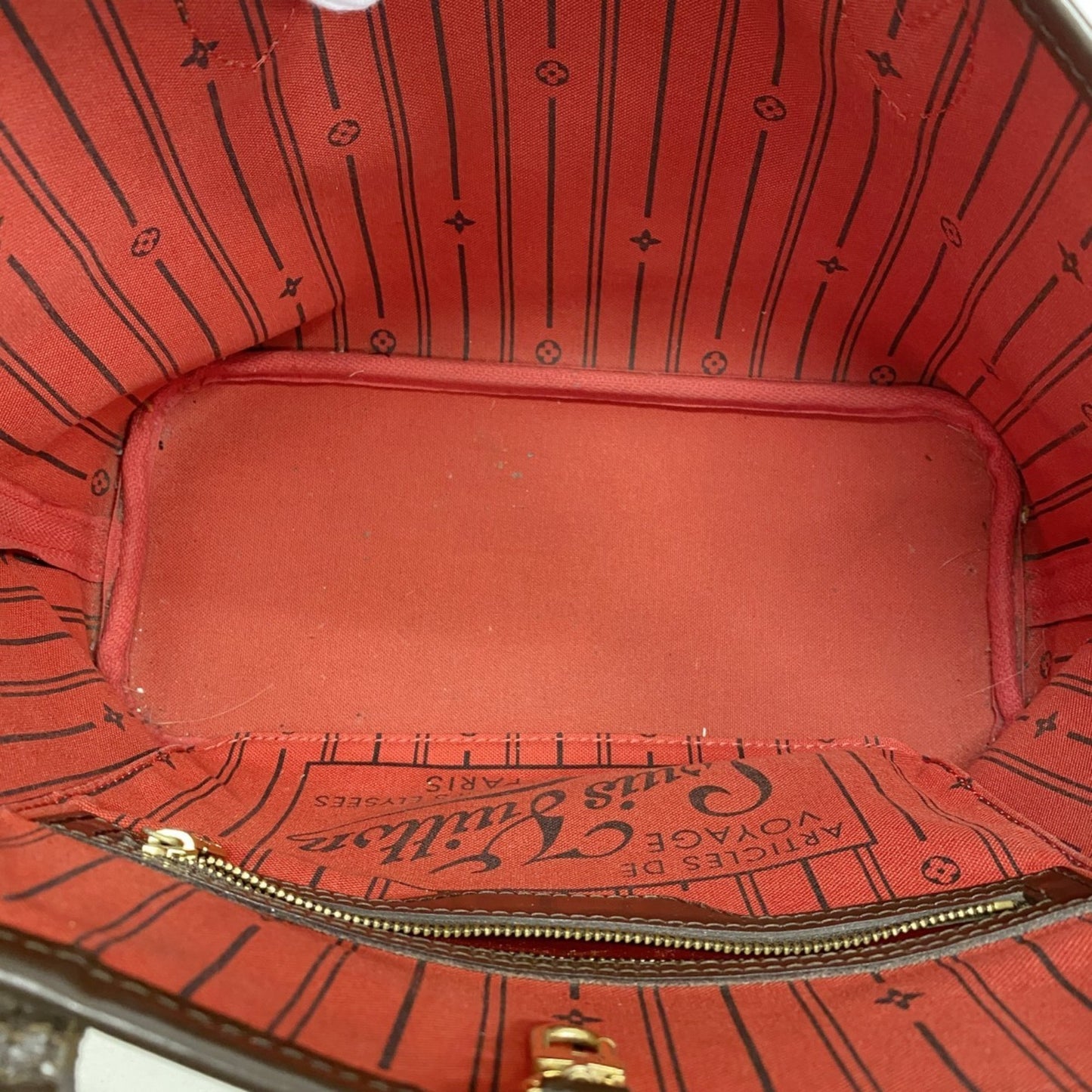 Louis Vuitton Damier Neverfull Pm Tote Bag N51109 Ebene