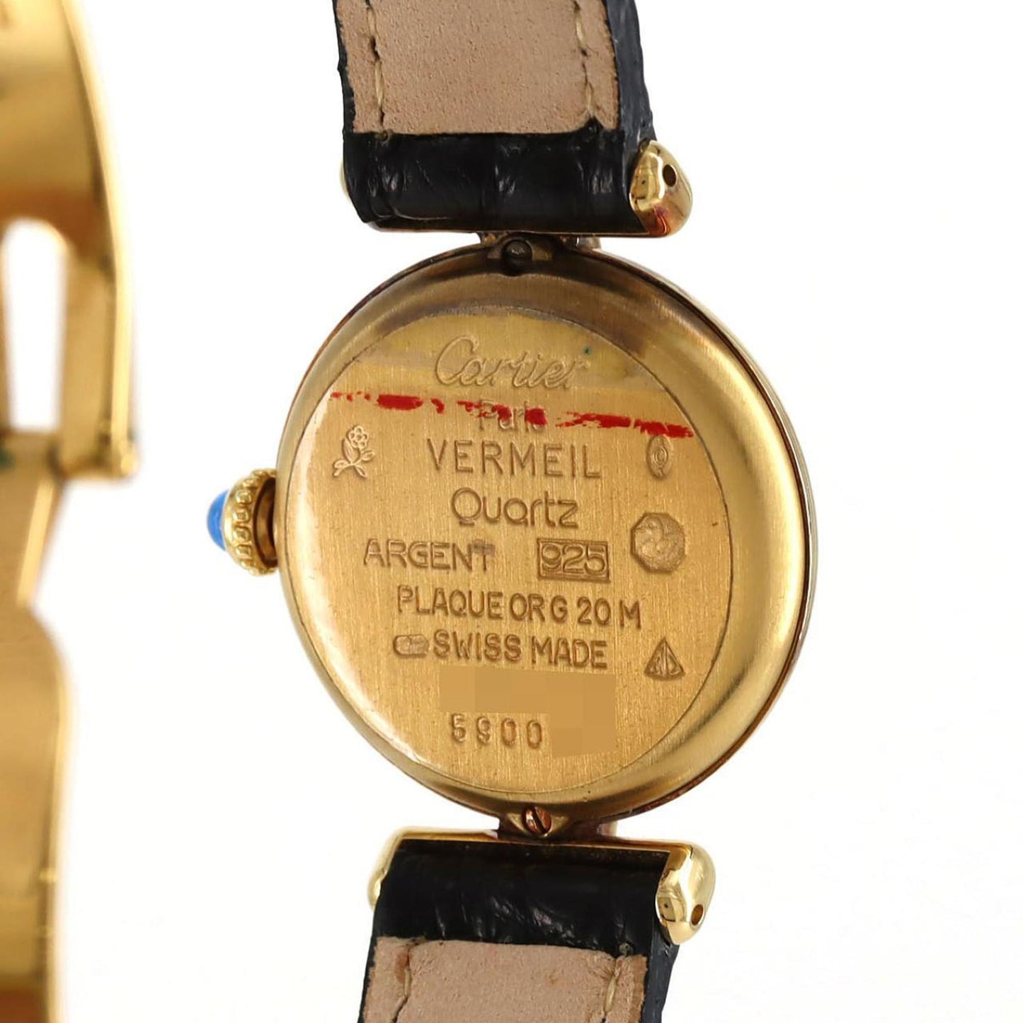 Cartier Must Coliese Sm Gp W1004354 Quartz Watch