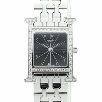 Herms H Watch Hh1.230 Black Dial