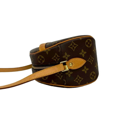 Louis Vuitton Vintage Blois Monogram Leather Shoulder Bag/Pochette Brown 62775