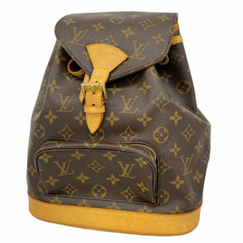Louis Vuitton Monogram Montsouris Mm Backpack M51136 Brown