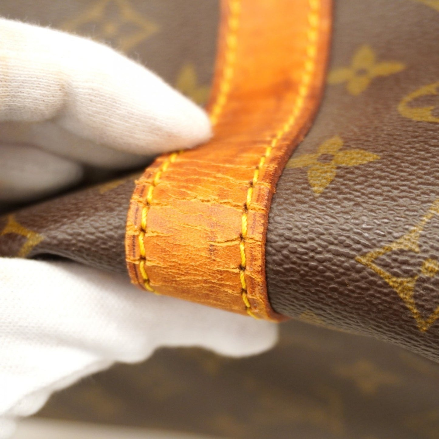 Louis Vuitton Monogram Keepall Bandouliere 60 Boston Bag M41412 Brown