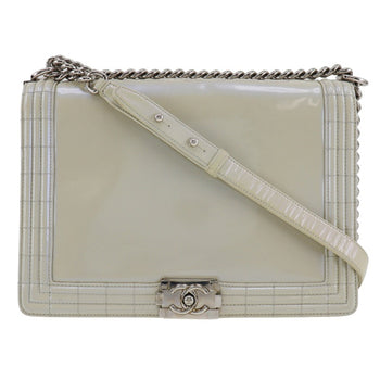 Chanel Chain Shoulder Bag Boy Chanel Enamel 2013 A5 Flap Chainshoulder