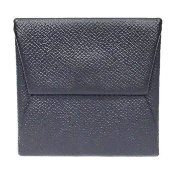Hermes Bastia Coin Case Porte-Monnaie Bastia Purse Epsom Leather Noir Black C Mark Wallet Aq9897