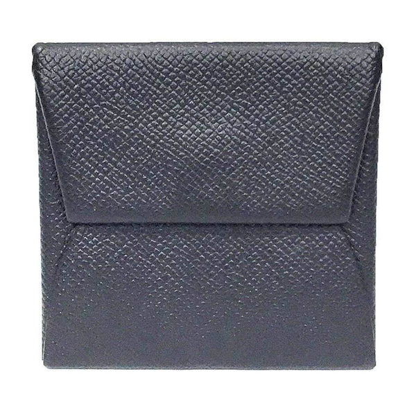Hermes Bastia Coin Case Porte-Monnaie Bastia Purse Epsom Leather Noir Black C Mark Wallet Aq9897
