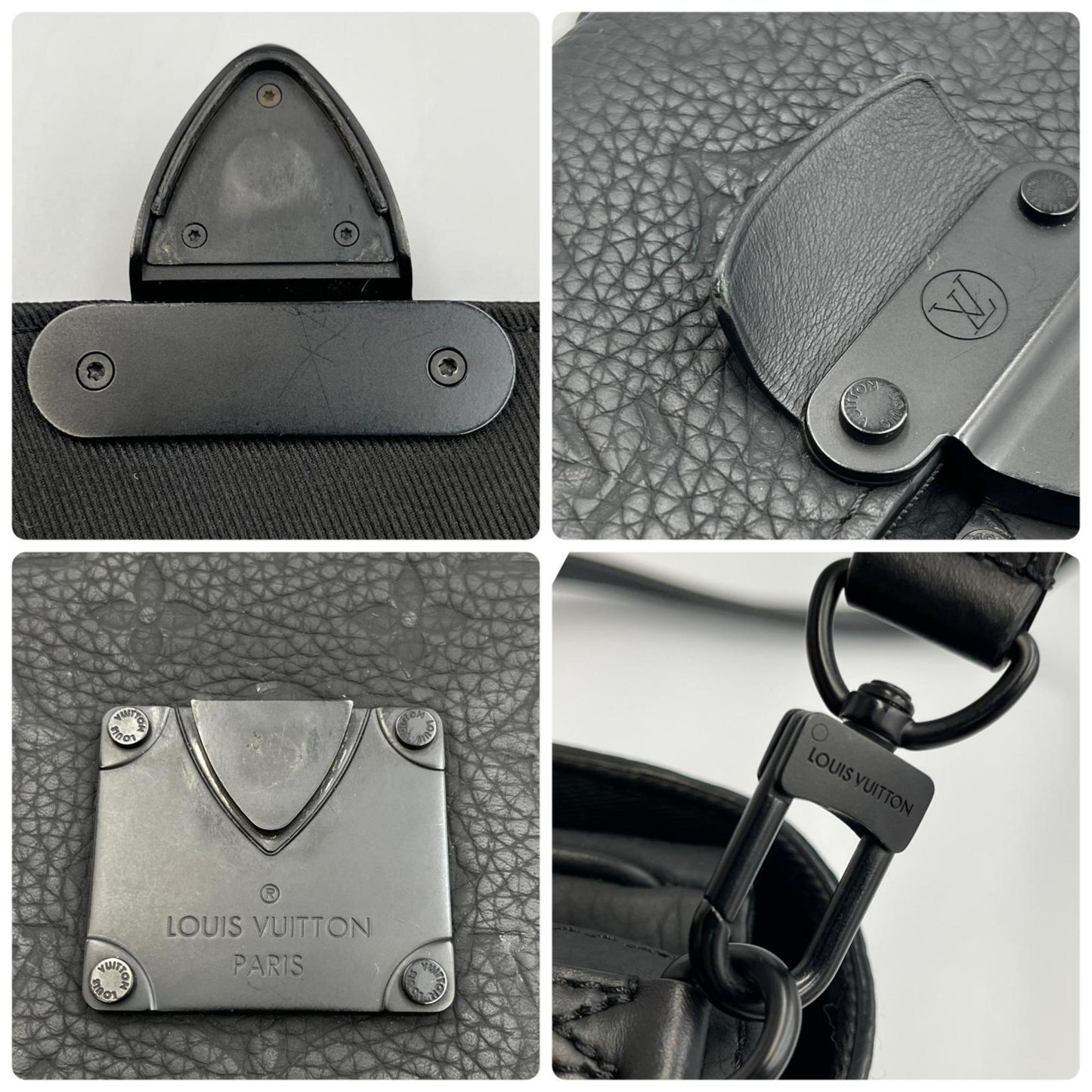 Louis Vuitton S-Lock Vertical Wearable Wallet Shoulder Bag M81524 Leather