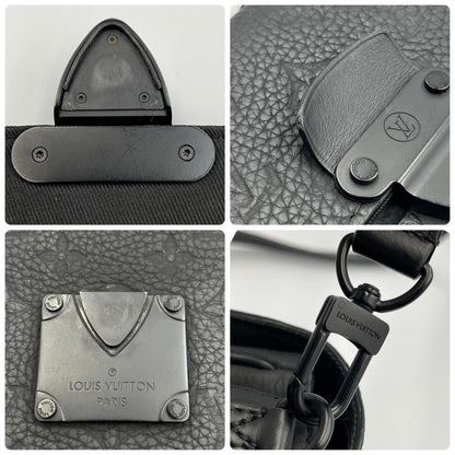 Louis Vuitton S-Lock Vertical Wearable Wallet Shoulder Bag M81524 Leather