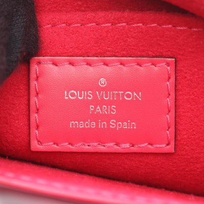 Louis Vuitton Petite Sac Plat Epi Leather Rose Pondicherry Handbag