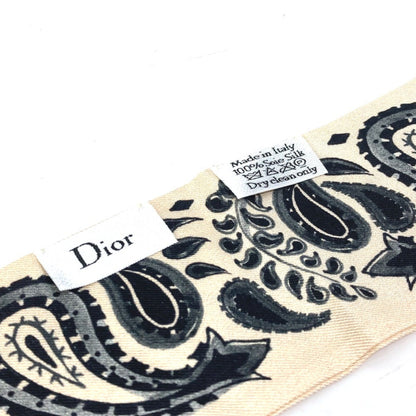 Christian Dior Dior Logo Mitza Bandeau Scarf