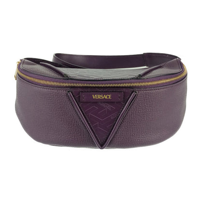 Versace Versace Waist Bag V Greca Signature Belt 1006888 Violet Leather