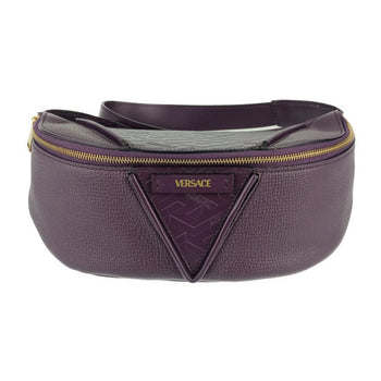 Versace Versace Waist Bag V Greca Signature Belt 1006888 Violet Leather