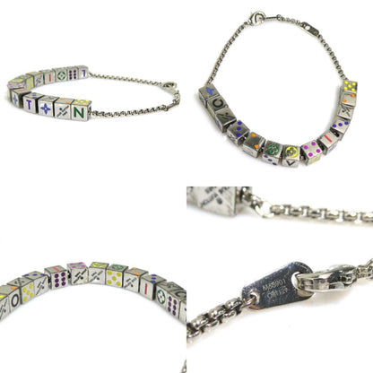 Louis Vuitton Louis Vuitton Bracelet Lv Play It Metal Silver X Multicolor