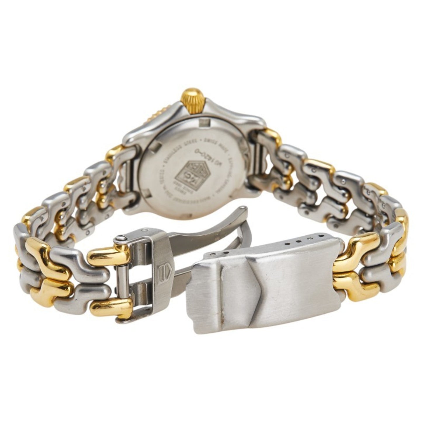 Tag Heuer Cell Watch Wg1420-0 Quartz Gray Dial Stainless Steel Plated