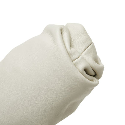 Bottega Veneta Mini The Pouch Shoulder Bag In Ivory Leather