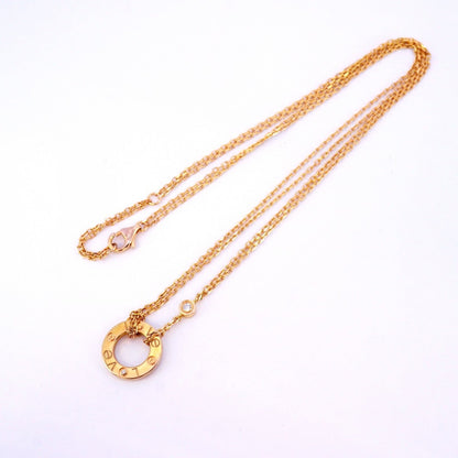 Cartier Love Circle 2Pd Necklace In 18K Pink Gold