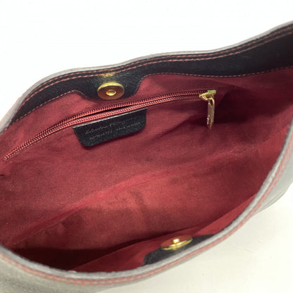 Salvatore Ferragamo Handbag In Black Leather